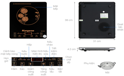 Bếp từ Kangaroo KG408I