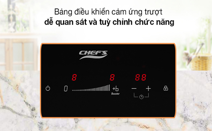 Bảng điều khiển - Bếp từ đôi Chef's EH - DIH328