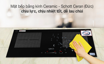 Mặt bếp kính Ceramic - Bếp từ đôi Chef's EH - DIH328