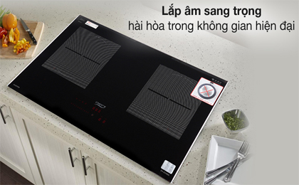 Lắp âm sang trọng - Bếp từ đôi lắp âm Chef's EH-DIH666