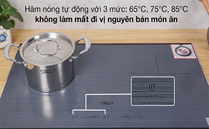 Hâm nóng - Bếp từ đôi Chef's EH - DIH888E