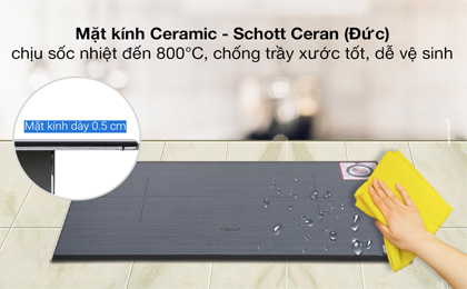 Chất liệu - Bếp từ đôi Chef's EH - DIH888E