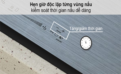 Hẹn giờ - Bếp từ đôi Chef's EH - DIH888E