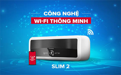 Wifi thông minh-Bình nóng lạnh gián tiếp Ariston 30 lít SL2 30 LUX WIFI 