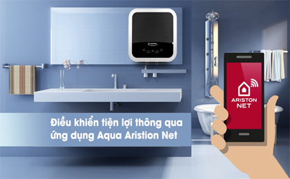 Wifi thông minh-Bình nóng lạnh gián tiếp Ariston 15 lít AN2 15 TOP WIFI