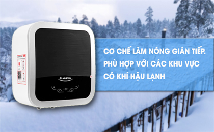 Lớp cách nhiệt mật độ cao-Bình nóng lạnh gián tiếp Ariston 15 lít AN2 15 TOP WIFI