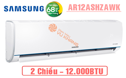 AR12ASHZAWKNSV, Điều hòa Samsung 12000BTU 2 chiều inverter