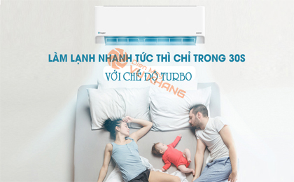 Điều hòa Casper làm lạnh nhanh turbo