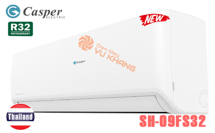 SH-09FS32, Điều hòa Casper 9000 BTU 2 chiều R32 Thái Lan