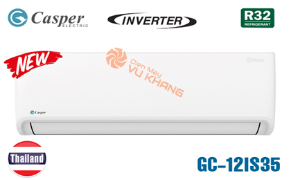 GC-12IS35, Điều hòa Casper 12000 BTU 1 chiều inverter R32