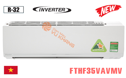 FTHF35VAVMV, Điều hòa Daikin 2 chiều 12000BTU inverter [2021]