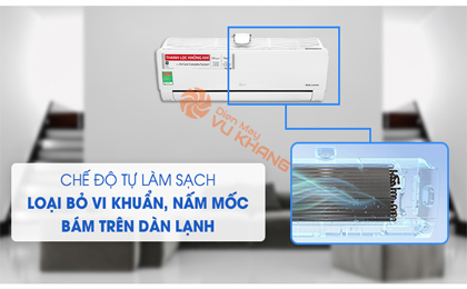 Điều hòa LG tự động làm sạch dàn lạnh