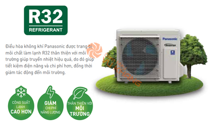 Điều hòa Panasonic gas r32