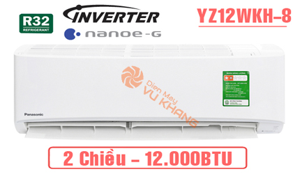 Panasonic YZ12WKH-8, Điều hòa Panasonic 2 chiều 12000BTU