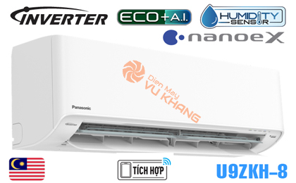 Panasonic U9ZKH-8, Điều hòa Panasonic 9000BTU 1 chiều inverter