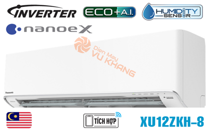 Panasonic XU12ZKH-8, Điều hòa Panasonic 1 chiều 12000BTU inverter