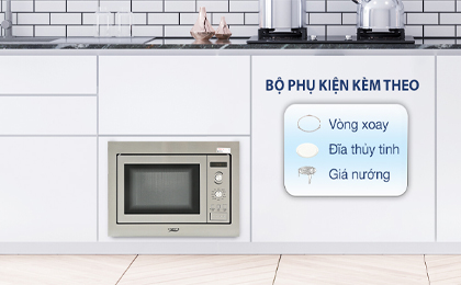 Lò vi sóng âm có nướng Chef's EH-MW801S 25 lít - Phụ kiện