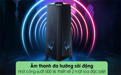 Loa Tháp Samsung MX-T50/XV - Công suất 500 W