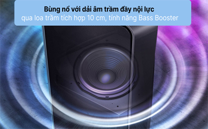 Loa Tháp Samsung MX-T70/XV - Tái tạo chất âm đỉnh cao với biên độ dao động bass lớn