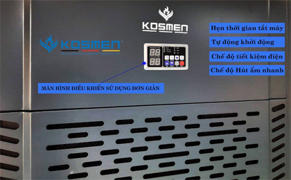 Kosmen KM-480S là dòng máy phù hợp nhất cho môi trường sản xuất và các kho bảo quản hàng hóa