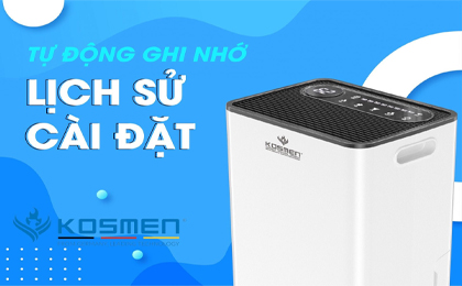 Bộ nhớ lưu lại chế độ làm việc giúp tiết kiệm thời gian cài đặt lại thiết bị