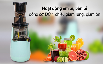 Hoạt động êm, bền bỉ - Máy ép chậm Kalite KL-598