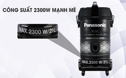 Máy hút công nghiệp sang đẹp - Máy hút bụi công nghiệp Panasonic MC-YL637SN49 2300 W