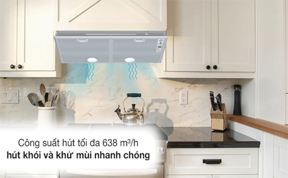 Công suất - Máy hút mùi âm tủ Bosch DHL755BL