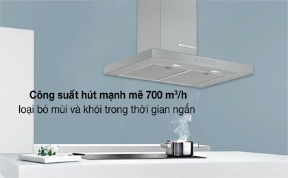 Công suất - Máy hút mùi áp tường Bosch DWB77CM50