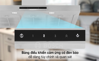 Bảng điều khiển - Máy hút mùi áp tường Bosch DWB97IM50