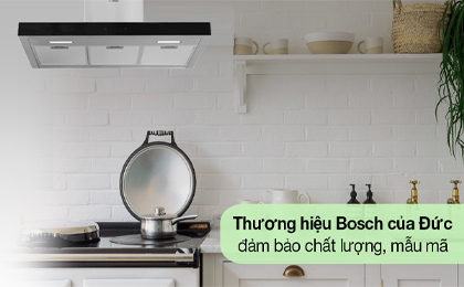 Máy hút mùi áp tường Bosch DWBM98G50B - Thương hiệu - Xuất xứ