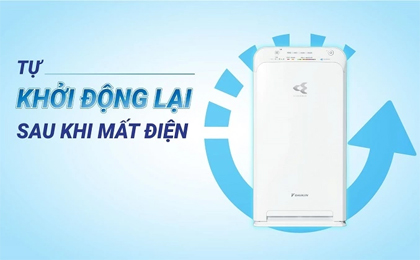 Máy lọc không khí Daikin MC40UVM6-7 - Tự khởi động lại