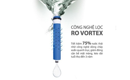 Máy lọc nước Kangaroo 10 lõi KG100HK Công nghệ lọc RO Votex