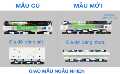 Thay đổi thiết kế - Máy lọc nước R.O Hydrogen Kangaroo VTU KG100HA 9 lõi