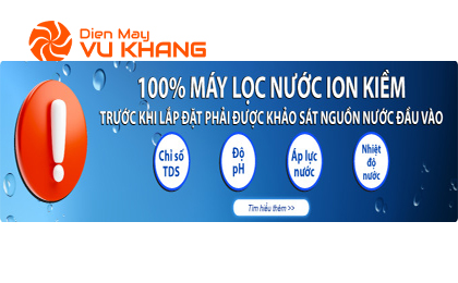 Tiêu chuẩn nguồn nước đầu vào - Máy lọc nước ion kiềm Kangen LeveLuk SD501 7 tấm điện cực 