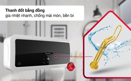 Tiện ích - Máy nước nóng gián tiếp 15 lít Ariston SL2 30 LUX-D AG+