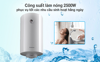 Máy nước nóng gián tiếp Ariston 80 lít PRO R 80 V 2.5 FE - Đặc điểm làm nóng