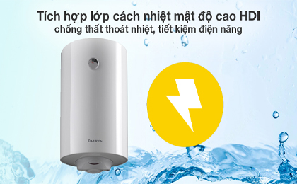 Máy nước nóng gián tiếp Ariston 80 lít PRO R 80 V 2.5 FE - Khả năng tiết kiệm điện