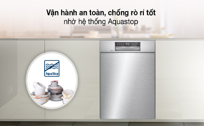 Hẹn giờ - Máy rửa chén bán âm Bosch HMH.SMU6ECS57E 