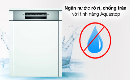 Máy rửa chén bán âm Bosch SMI4HVS33E - Tính năng an toàn