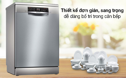 Máy rửa chén độc lập Bosch SMS6ZCI49E - Tổng quan thiết kế