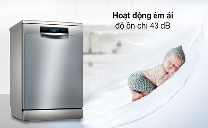 Êm ái - Máy rửa chén độc lập Bosch SMS8YCI01E