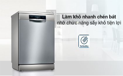 Sấy khô - Máy rửa chén độc lập Bosch SMS8YCI01E