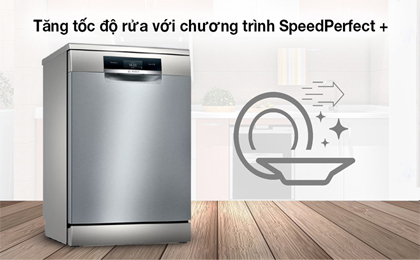 SpeedPerfect + - Máy rửa chén độc lập Bosch SMS8YCI01E