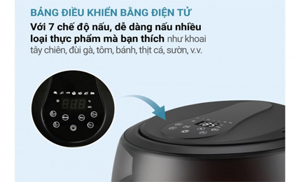 Nồi chiên Lock&Lock EJF286BLK 