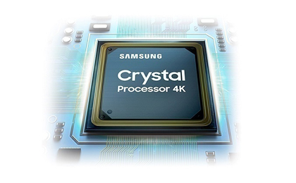 Smart Tivi Samsung Crystal UHD 4K 50 inch UA50AU7000KXXV - Bộ xử lý Crystal 4K