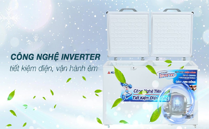 Tủ đông Alaska Inverter 419 lít HB 550CI - Công nghẹ tiệt kiệm điện