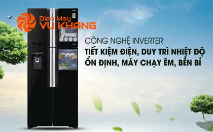 Tủ lạnh Hitachi Inverter 540 lít R-FW690PGV7X (GBK)