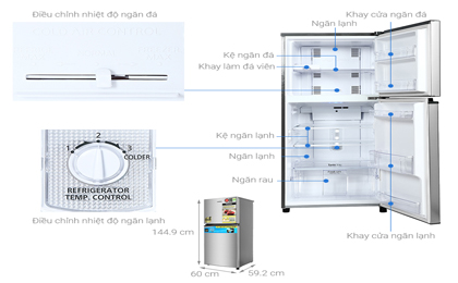 Tủ lạnh Panasonic Inverter 234 lít NR-TV261APSV