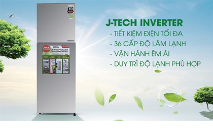 Công nghệ J-tech inverter hiện đại, tiết kiệm hiệu quả - Tủ lạnh Sharp Inverter 241 lít SJ-X251E-SL